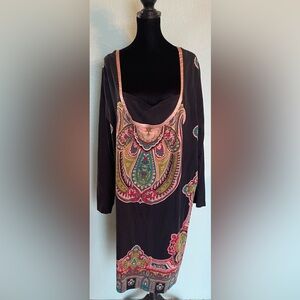 Bohemian Paisley Women's Midi Dress